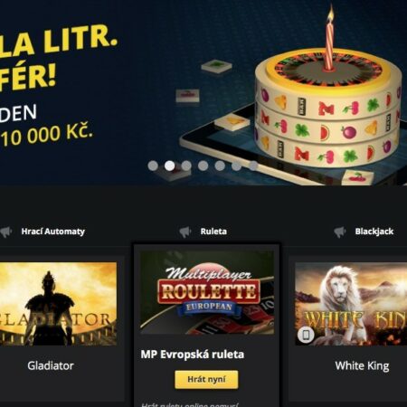 Fortuna rozdává dárky k prvním narozeninám svého online casina Vegas